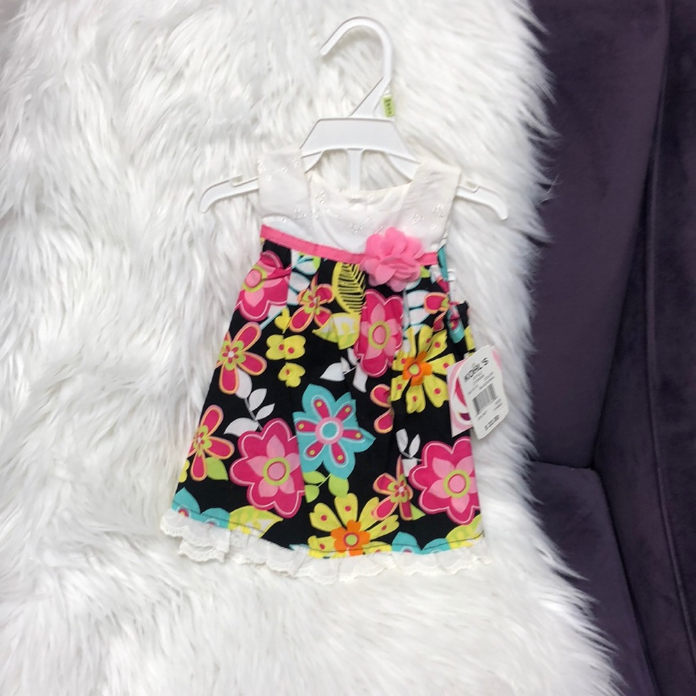 3/6 months Flower Dress NWT